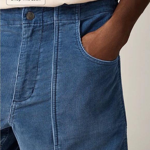 J crew navy BEAMS PLUS X J.Crew 8'' 12-wale corduroy short - Picture 4 of 8